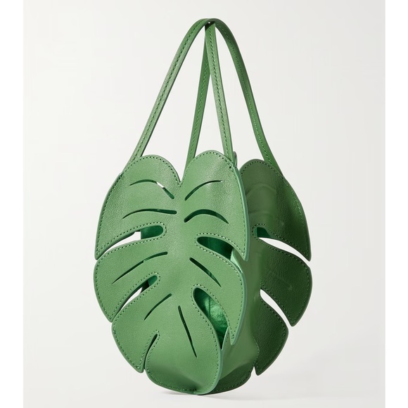 STAUD Palm leaf leather bucket bag - Picture 4 of 10